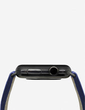 Apple Watch alligator-embossed leather strap and stainless steel case 38mm/40mm