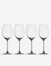 Marquis Moments crystal glass white wine glasses set of four