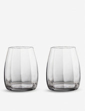 Optic Elegance crystal tumblers set of two