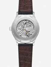 168561-3001 L.U.C Perpetual Twin stainless steel and alligator-embossed leather chronometer watch