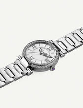 IMPERIALE stainless steel, diamond and amethyst watch