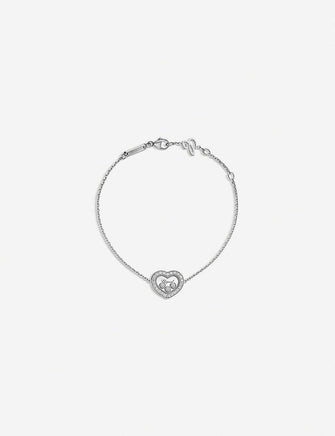 Happy Diamonds Icons 18ct white-gold and diamond bracelet