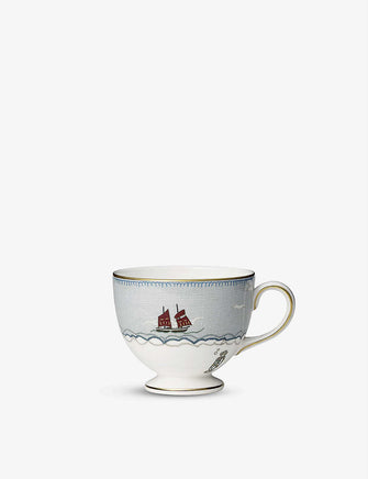 Sailor’s Farewell fine bone-china teacup and saucer