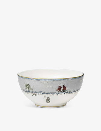 Sailor's Farewell china salad bowl 14.9cm