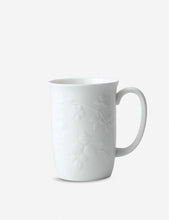 Wild Strawberry embossed bone china mug