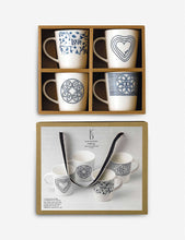 ED by Ellen DeGeneres Love Accent porcelain mugs set of four