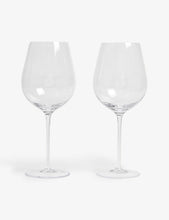 Globe red wine glasses set of two