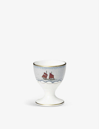 Sailor fine bone-china and 22ct gold egg cup 6.5cm