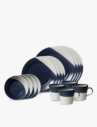 Bowls of Plenty 16-piece porcelain dinner set