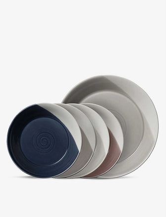 Bowls of Plenty five-piece porcelain pasta set