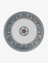 Florentine Turquoise bone-china plate 20cm