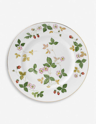 Wild Strawberry bone china plate 27cm