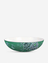 Chinoiserie fine bone china oval dish 30cm