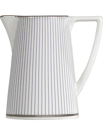 Pinstripe bone-china creamer 200ml