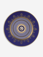 Anthemion Blue fine bone-china plate 20cm