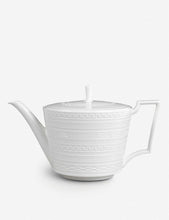 Intaglio embossed bone-china teapot 1L