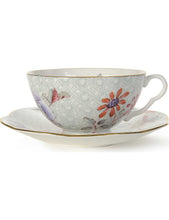 Cuckoo teacup and saucer green