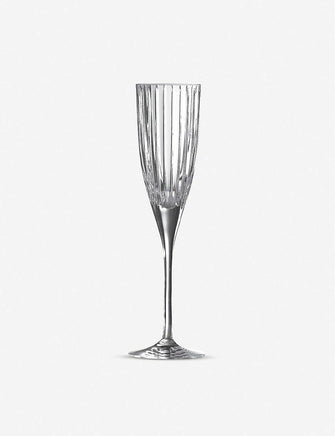 Linear champagne glasses set of six