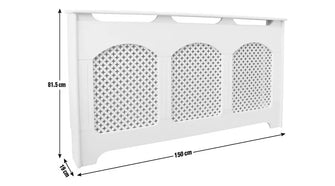 Habitat Winterfold Large Radiator Cover - White