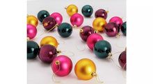 Pack of 24 Shatterproof Jewel Tones Baubles