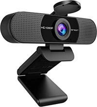 1080P Webcam for PC, EMEET C960 Webcam with Microphone, 2 Mics Web Camera, 90°View Streaming Webcam, Plug and Play USB Webcam for Laptop/Desktop, Online Calling/Conference, Zoom/Skype/Facetime/YouTube