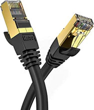 1m/3ft CAT8 Ethernet Cable Veetop 40Gbps 2000Mhz High Speed Gigabit SFTP Lan Network Internet Cables with RJ45 Gold Plated Connector for Use of Smart Office Smart Home System iOT Gaming(1 Pack）
