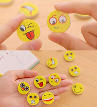 LATERN 80 Pcs Kids Party Bag Filler Set, 40Pcs Soft Flexible Bendy Pencils, 40Pcs Emoji Smile Erasers, Magic Bend Toys Party Favor Supplies for Family School Class