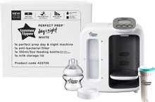 Tommee Tippee Perfect Prep Day & Night, Baby Bottle Maker Machine with Digital Display and Adjustable Volume, White