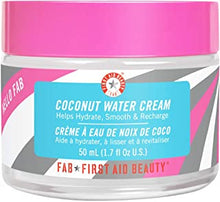 First Aid Beauty Hello FAB Coconut Water Cream – Lightweight, Oil-Free Face Moisturiser – 1.7 oz.