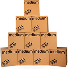 StorePAK Medium Storage Boxes - Archive Cardboard Boxes with Handles, 64 litres - 100% Recyclable - H40.5 x W40.5 x D40.5 cm, Brown, 64 Litres (Medium) (Pack of 10)