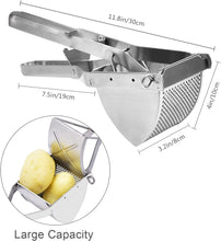 Potato Ricer, Sopito Stainless Steel Potato Ricer Multifunctional Fruit Vegetable Masher for Smooth Fluffy Mashed Potatoes