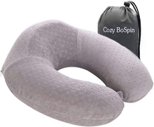 Travel Pillow - Memory Foam Neck Pillow Support Pillow,& Lightweight Quick Pack for Camping,Sleeping Rest Cushion