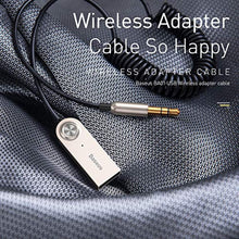Baseus BA01, Car Sound Transfer Cable, Black, USB Type A & AUX