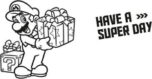Super Mario Birthday Card, Happy Birthday