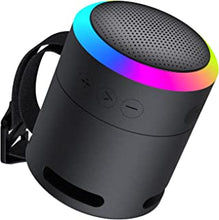 Bluetooth Speaker, LENRUE Wireless Portable Speaker, IPX6 Waterproof Speakers with RGB Lights for Home,Outdoors,BBQ,Travel