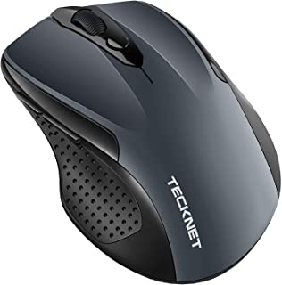 TeckNet Bluetooth Mouse, 2600DPI Adjustable Wireless Mouse With 24 Months Battery Life Cordless Mice for Computer/PC/Tablet/Laptop Portable Small Travel Mouse