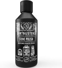 Dirtbusters Stove Polish for Log Burners & Grates Restore to Black, Non Toxic Alternative to Stove Paint (250ml)