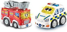 Toot-Toot Drivers 2 Car Rescue Pack with Fire Engine & Police Car | Interactive Toddlers Toy for Pretend Play with Lights and Sounds | Suitable for Boys & Girls 12 Months, 2, 3, 4 + Years