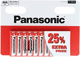 Panasonic AAA (1.5v) Zinc Carbon Batteries (also known as UM4, MN2400), 10 Count (Pack of 1)