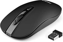 LeadsaiL Wireless Silent USB Mouse for Laptop Cordless Rechargeable Computer Mouse, Noiseless and Quiet Click Mice, 2400DPI with 5 Adjustable Levels for Windows 7/8/10/XP/Vista/Mac/Macbook Air/Linux