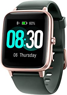 GRV Smart Watch,Fitness Watch with Heart Rate Monitor,Sleep Tracker,Sports Fitness Tracker Watch Pedometer Call SMS Notification Smartwatch for Women Men