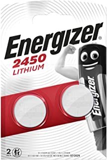 Energizer CR2450 Batteries, Lithium Coin, 2 Pack