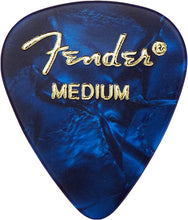 1 Piece - (1 piece) Fender 351 Shape Premium Blue Moto MEDIUM Guitar Picks/Plectrums Acoustic Guitar Classical Guitar Ukulele Pick
