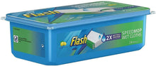 24 Pack Flash Speed mop Replacement Hygiene Mop Refill Wet Cloths Refills Lemon