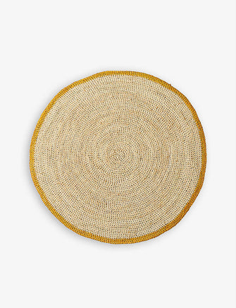 Round woven placemat 38cm