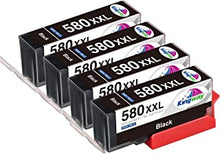 Kingway 580XXL Black Ink Cartridges for Canon PGI-580 PGI-580XL PGBK Ink for Pixma TS8350 TS6350 TR7550 TR8550 TS6250 TS705 TS8150 TS6150 TS8250 TS8350 TS9150 TS8351 TS9550 TS6251