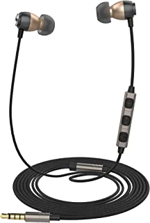 Betron GLD60 Earphones Wired In-Ear Headphones with Microphone Bass Driven Sound for Smartphone Laptop Computer