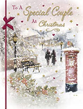 Traditional Christmas Card Special Couple - 8 x 6 inches - Piccadilly Greetings