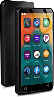 MP3 Player with Bluetooth and WiFi, 4" Full Touch Screen MP4 MP3 Player with Spotify, Android Streaming Music Player with Pandora, Portable HiFi Walkman Digital Audio Player with Speaker (Black)