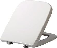 WOLTU Square Toilet Seat,White Soft Close Quick Release Toilet Lid Cover